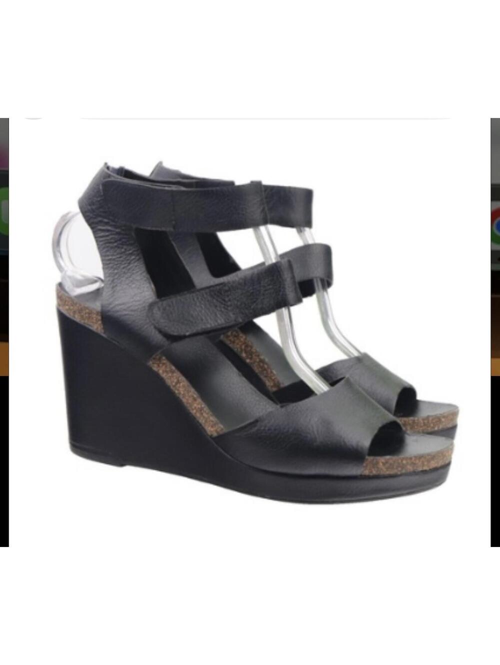 Via Spiga strappy around the ankle wedge sandals